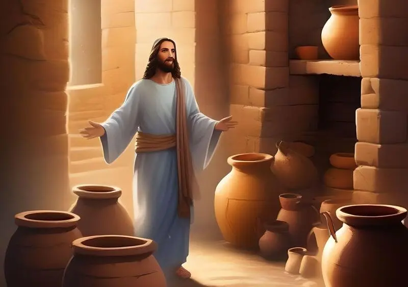 O Primeiro Milagre de Jesus | Evangelho no Lar O relato do primeiro milagre de Jesus, registrado no Evangelho de João, capítulo 2, versículos de 1 a 11, é uma narrativa que transcende os limites da história para alcançar as profundezas da fé e da compreensão espiritual.
Neste artigo, mergulharemos nas águas desse acontecimento marcante, explorando seu contexto histórico, significado simbólico e implicações espirituais.