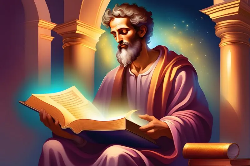Os Símbolos dos Apóstolos | Evangelho no Lar São Mateus é simbolizado por um livro ou pergaminho, refletindo sua função como escriba antes de seu chamado por Jesus para se tornar um de seus discípulos. Ele é o autor do Evangelho que leva seu nome, conhecido por seu relato detalhado sobre a vida, os ensinamentos e os milagres de Jesus.
simbolos-dos-apostolos-Mateus-Levi-simbolo-Livro-ou-Pergaminho-800x533