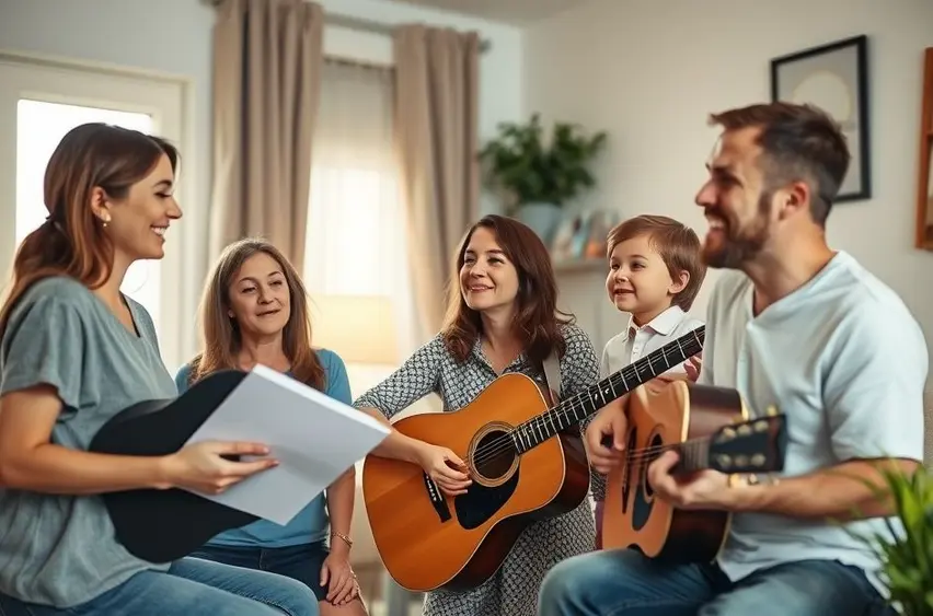 O impacto da música na espiritualidade familiar